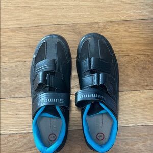 Shimano Women’s Black and Blue Cycling Shoes